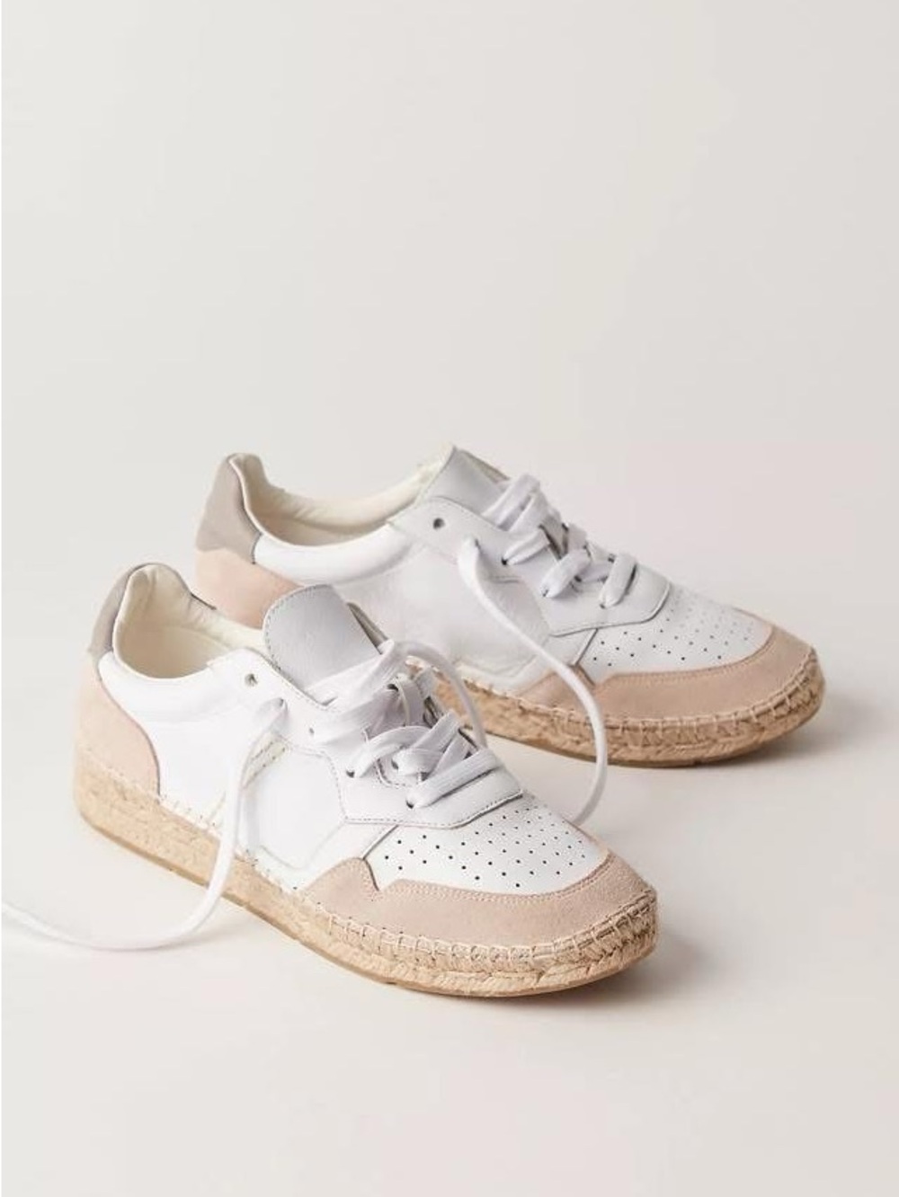 Free People Serendipity Sneakers Espadrilles  EU 40/US 9.5 Chalk Euro Summer New